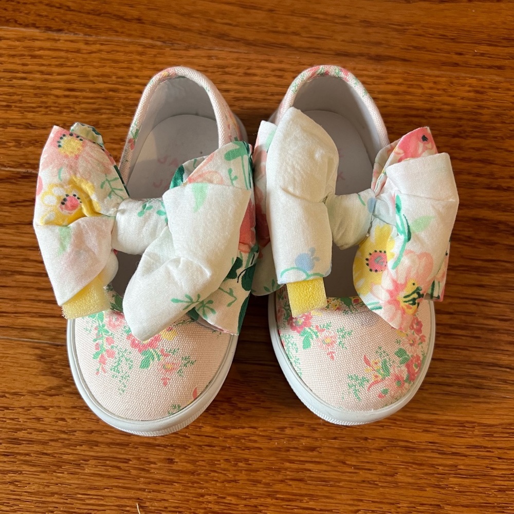 Janie & Jack Toddler floral shoes